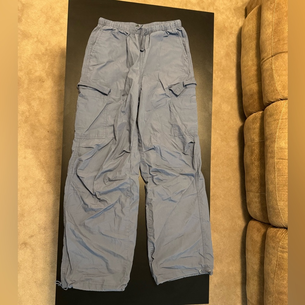 Wild Fable Blue Cargo Pants Wide Leg